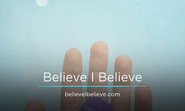 BelieveIBelieve.com - Creative brandable domain for sale
